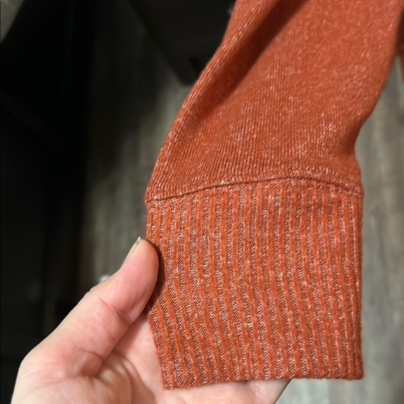 Time and True Brand  new with no tags Orange Sweater. Love it but to big for me - Picture 2 of 3